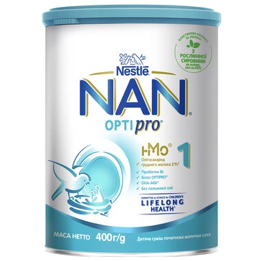 Смесь молочная Нестле Нан 1 (Nestle NAN) с 0 месяцев 400 г