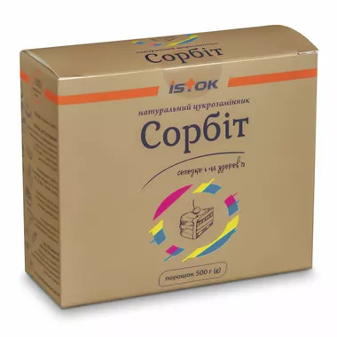 Сорбіт натуральний цукрозамінник порошок 500 г