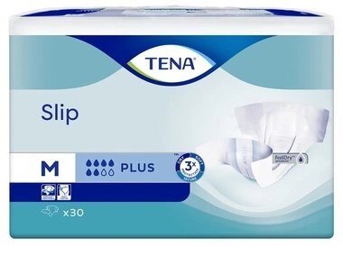 Подгузники для взрослых Тена Слип Плюс Медиум (Tena Slip+ Medium) размер 2 30 шт