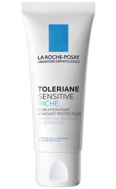Ля Рош (La Roche-Posay) Толеран Сенситив Риш увлажняющий защитный крем для сухой и чувствительной кожи лица 40 мл