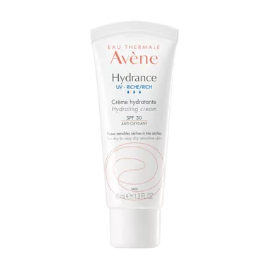 Авен (Avene) Гидранс UV Рич крем увлажняющий антиоксидантный для сухой и очень сухой чувствительной кожи SPF30 40 мл