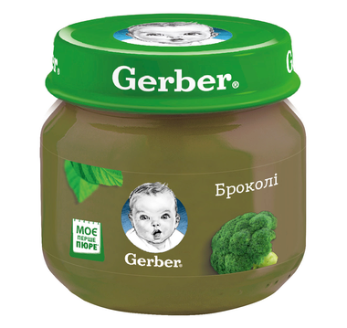 Пюре овощное Гербер (Gerber) броколли с 6 месяцев 80 г