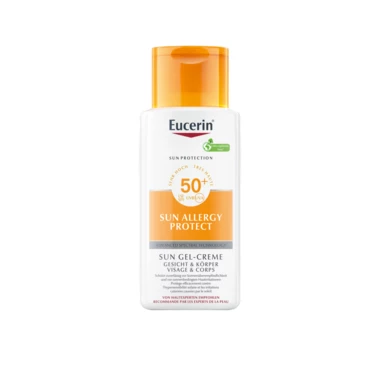 Юцерин (Eucerin) Алерджі Протект крем-гель сонцезахисний для обличчя і тіла SPF50+ 150 мл