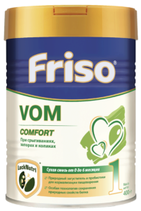 Суміш молочна Фрісо Вом 1 (Friso VOM 1 Comfort) для дітей з 0 до 6 місяців 400 г