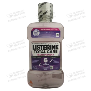 Ополіскувач для порожнини рота Лістерин (Listerine) Total Care 6 в 1 250 мл