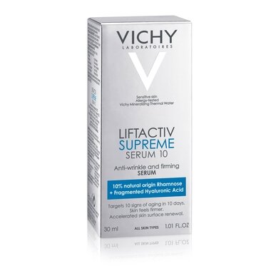 Віши (Vichy) Ліфтактив Сюпрем Серум 10 антивікова сироватка для відновлення молодості шкіри обличчя 30 мл