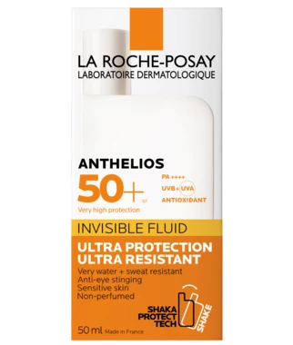 Ля Рош (La Roche-Posay) Антгелиос UVMune ультралегкий и ультрастойкий солнцезащитный флюид для лица для чувствительной кожи SPF50+ 50 мл