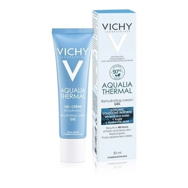 Віши (Vichy) Аквалія Термаль гель-крем глибоке зволоження для нормальної та комбінованої шкіри обличчя 30 мл