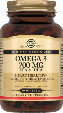 Солгар (Solgar) Омега-3 подвійна 700 мг ЕПК та ДГК таблетки №30