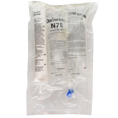 Олімель N7E емульсія для інфузій пакет трьохкамерний пластиковий в захисній оболонці 1500 мл №4