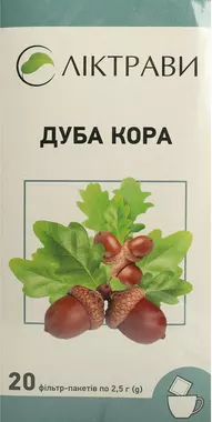 Дуба кора у фільтр-пакетах 2,5 г №20