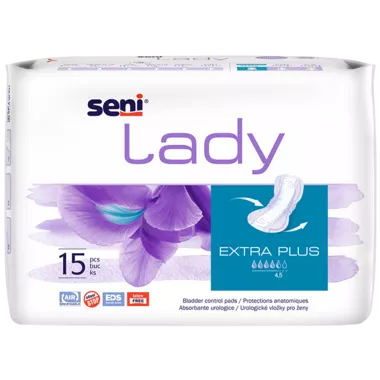 Прокладки урологічні жіночі Сені Леді Екстра Плюс (Seni Lady Extra Plus) 15 шт