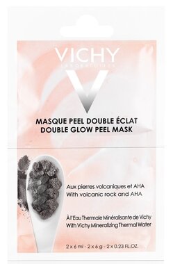 Виши (Vichy) Маска-пилинг минеральная  для лица двойное сияние 6 мл 2 шт