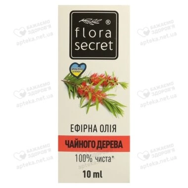 Олія ефірна чайного дерева Флора Сікрет (Flora Sеcret) 10 мл