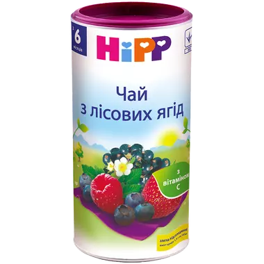 Чай Хіпп (HiPP) з лісових ягід з 6 місяців 200 г