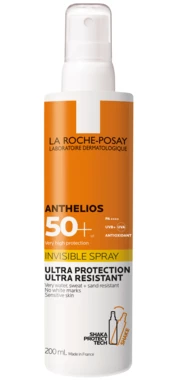 Ля Рош (La Roche-Posay) Антгелиос спрей солнцезащитный для лица и тела SPF50+ 200 мл
