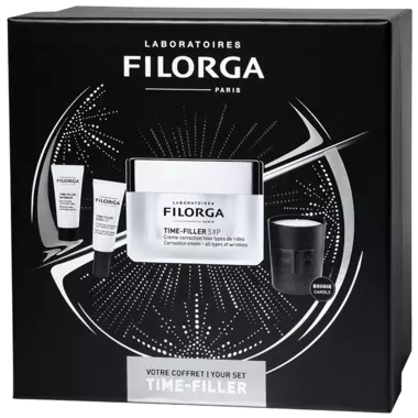 Филорга (Filorga) набор Тайм-Филлер антивозрастной (Тайм-Филлер крем 50 мл+Тайм-Филлер Айз 4 мл+Тайм-Филлер интенс 7 мл+свечка)