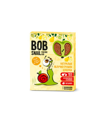Конфеты натуральные Улитка Боб (Bob Snail) яблоко-груша 120 г