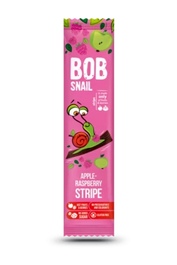 Цукерки натуральні Равлик Боб (Bob Snail) яблуко-малина 14 г