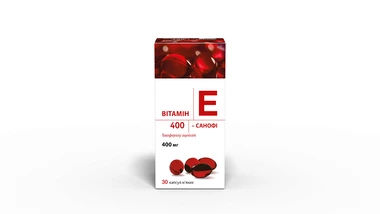 Витамин E- Санофи капсулы 400 мг флакон №30