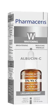 Фармацерис W (Pharmaceris W) Альбуцин-Ц концентрат отбеливающий активный 5% витамина С 30 мл