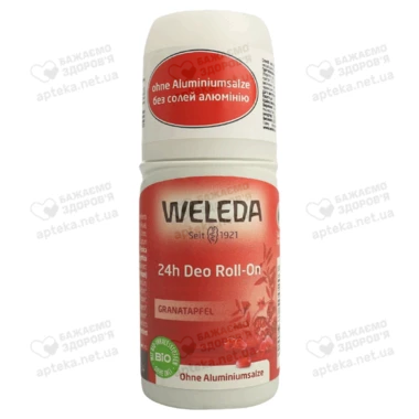 Веледа (Weleda) дезодорант роликовый Гранат защита 24 часа 50 мл