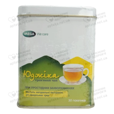 Юджіка трав'яний чай при застудних захворюваннях у пакетах 4 г №30