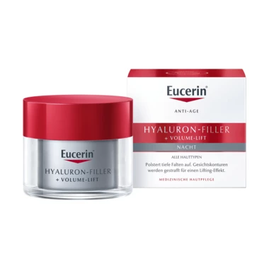 Юцерин (Eucerin) Гіалурон-філер+ Вольюм-ліфт крем нічний для відновлення контуру обличчя 50 мл