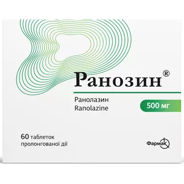 Ранозин таблетки пролонгованої дії 500 мг №60