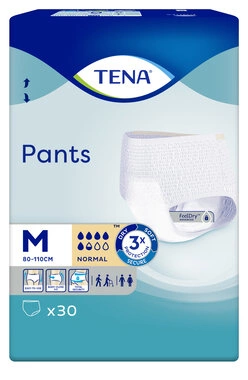 Подгузники-трусы для взрослых Тена Пантс Нормал Медиум (Tena Pants Normal Medium) размер 2 30 шт