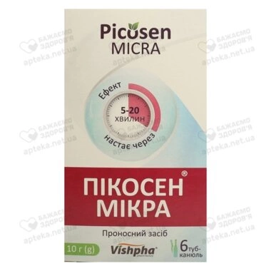 Пікосен Мікра 12 мг туба-канюля 10 г №6