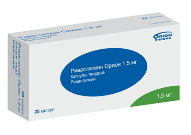 Ривастигмин Орион капсулы 1,5 мг №28