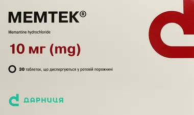 Мемтек таблетки 10 мг №30