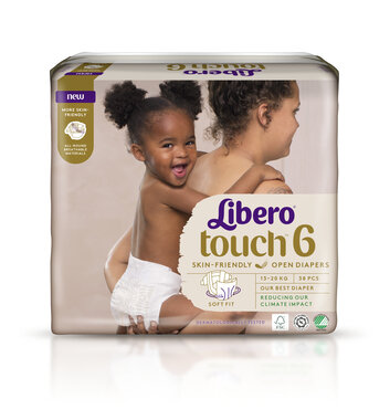 Підгузники для дітей Ліберо Тач (Libero Touch) розмір 6 (13-20 кг) 38 шт