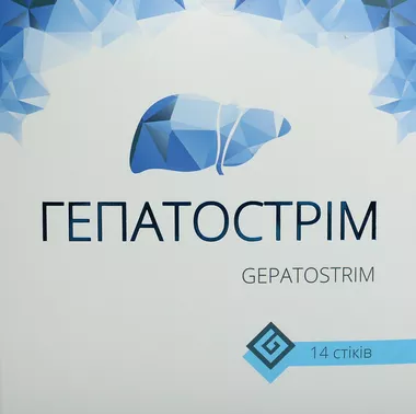 Гепатострім порошок стік по 5 г №14