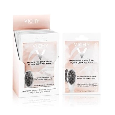 Виши (Vichy) Маска-пилинг минеральная для лица двойное сияние 6 мл 2 шт