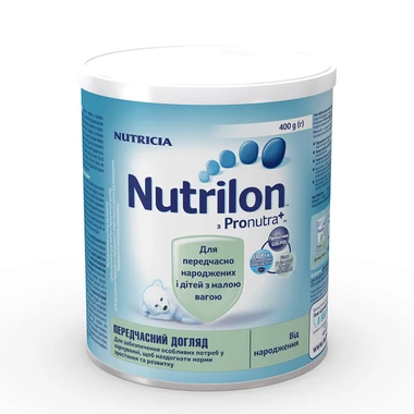 Смесь молочная Нутрилон (Nutrilon) Преждевременный уход для недоношенных детей 400 г