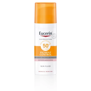 Юцерин (Eucerin) Пигмент Контрол флюид солнцезащитный для лица против гиперпигментации SPF50+ 50 мл
