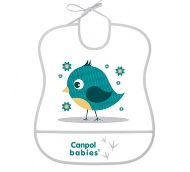 Слюнявчик Канпол (Canpol babies) 2/919 пластиковый мягкий