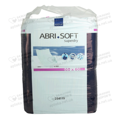Пеленки Абри-Софт СуперДрай (Abri-Soft SuperDry) 60 см*60 см 60 шт