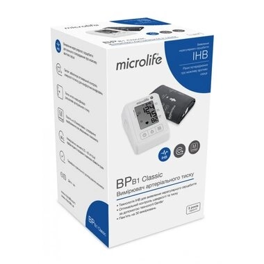Тонометр Микролайф (Microlife) BP В1 Classic автоматический