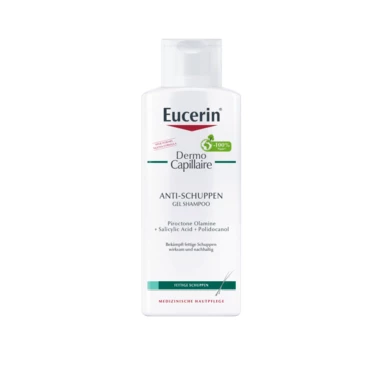Юцерин (Eucerin) ДермоКапилляр гель-шампунь против перхоти для жирного типа кожи головы 250 мл