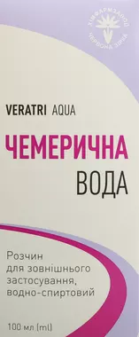 Чемеричная вода раствор флакон 100 мл