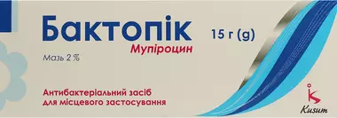Бактопік мазь 2% туба 15 г