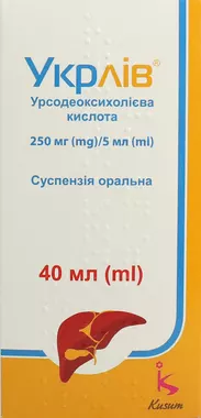 Укрлів суспензія 250 мг/5 мл банка 40 мл