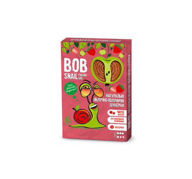 Конфеты натуральные Улитка Боб (Bob Snail) яблоко-клубника 60 г