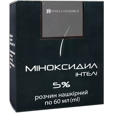 Міноксидил розчин 5% флакон 60 мл