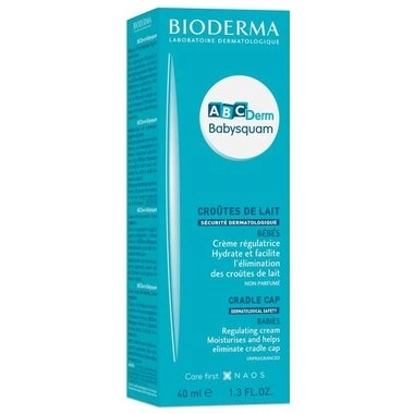 Біодерма (Bioderma) АВСDerm Бебі Сквам крем дитячий для шкіри голови, для видалення лусочок 40 мл