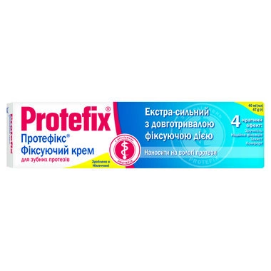 Протефікс (Protefix) фіксуючий крем для зубних протезів 40 мл