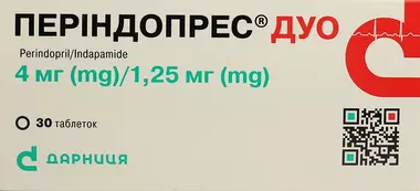 Периндопрес Дуо таблетки 4 мг/1,25 мг №30